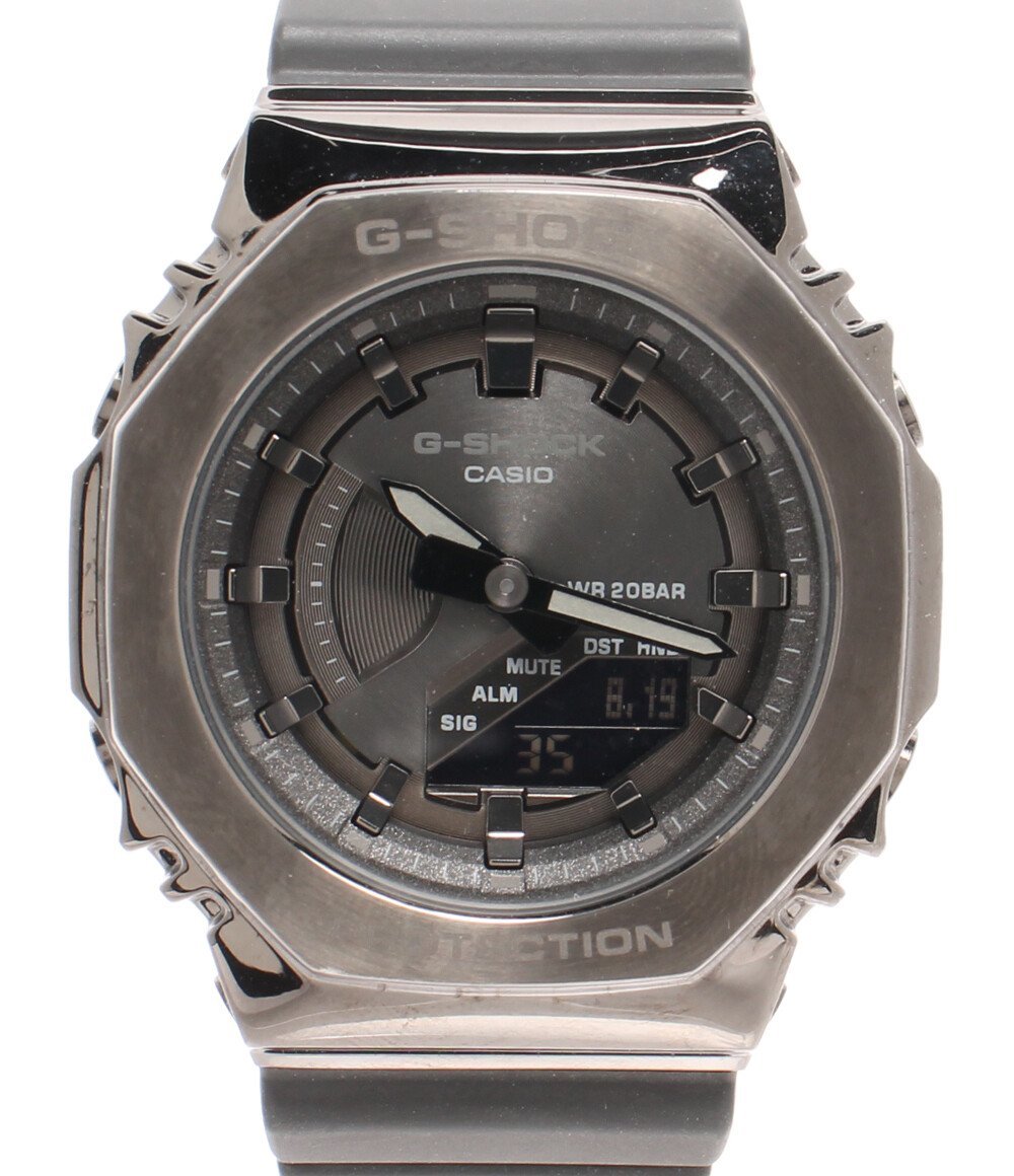 カシオ 腕時計 メタルベゼル GM-S2100B G-SHOCK クオーツ ユニセックス CASIO