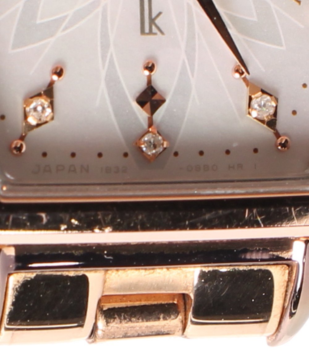 訳あり セイコー 腕時計 1B32-0AK0 LUKIA Nicolai Bergmann Limited Edition ソーラー シェル レディース SEIKO [0502]_画像7