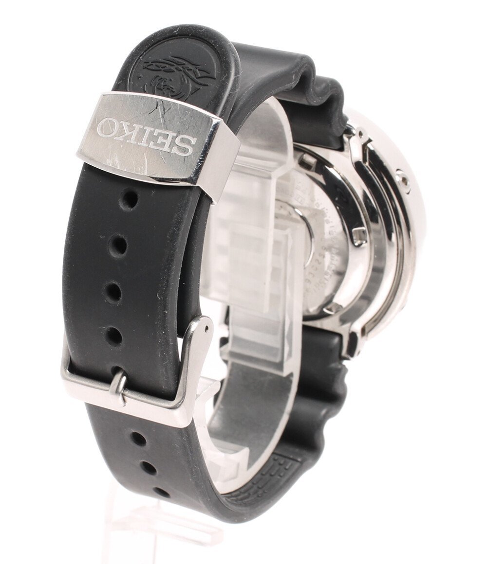セイコー 腕時計 マリーンマスター プロフェッショナル 7C46-0AG PROSPEX ソーラー ブラック メンズ [0104]_画像3