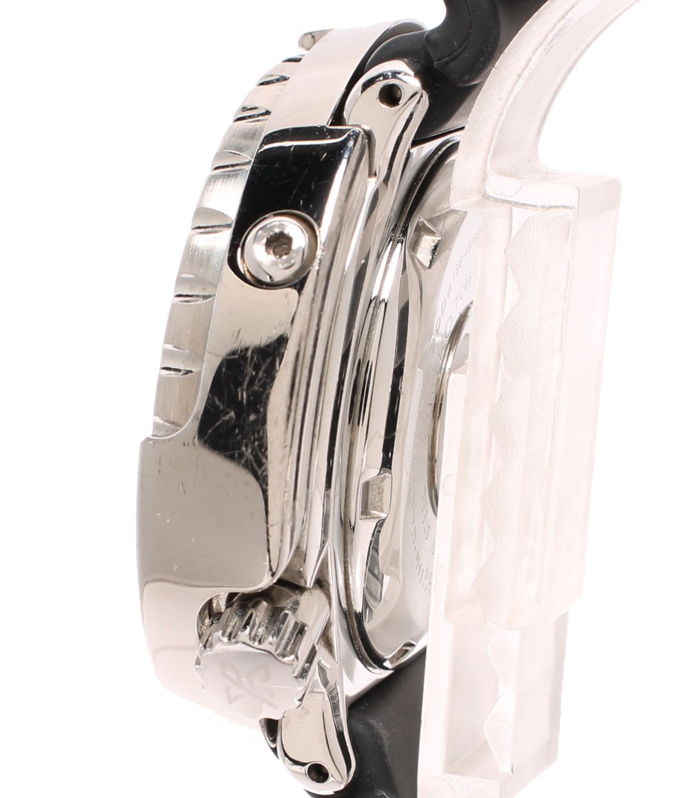 セイコー 腕時計 マリーンマスター プロフェッショナル 7C46-0AG PROSPEX ソーラー ブラック メンズ [0104]_画像5