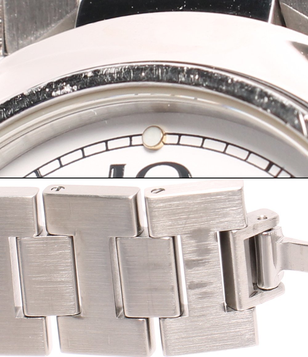  Cartier wristwatch big Date W31044M7 Pacha C self-winding watch white lady's Cartier [0402]