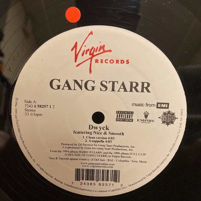 GANG STARR / DWYCK_画像1