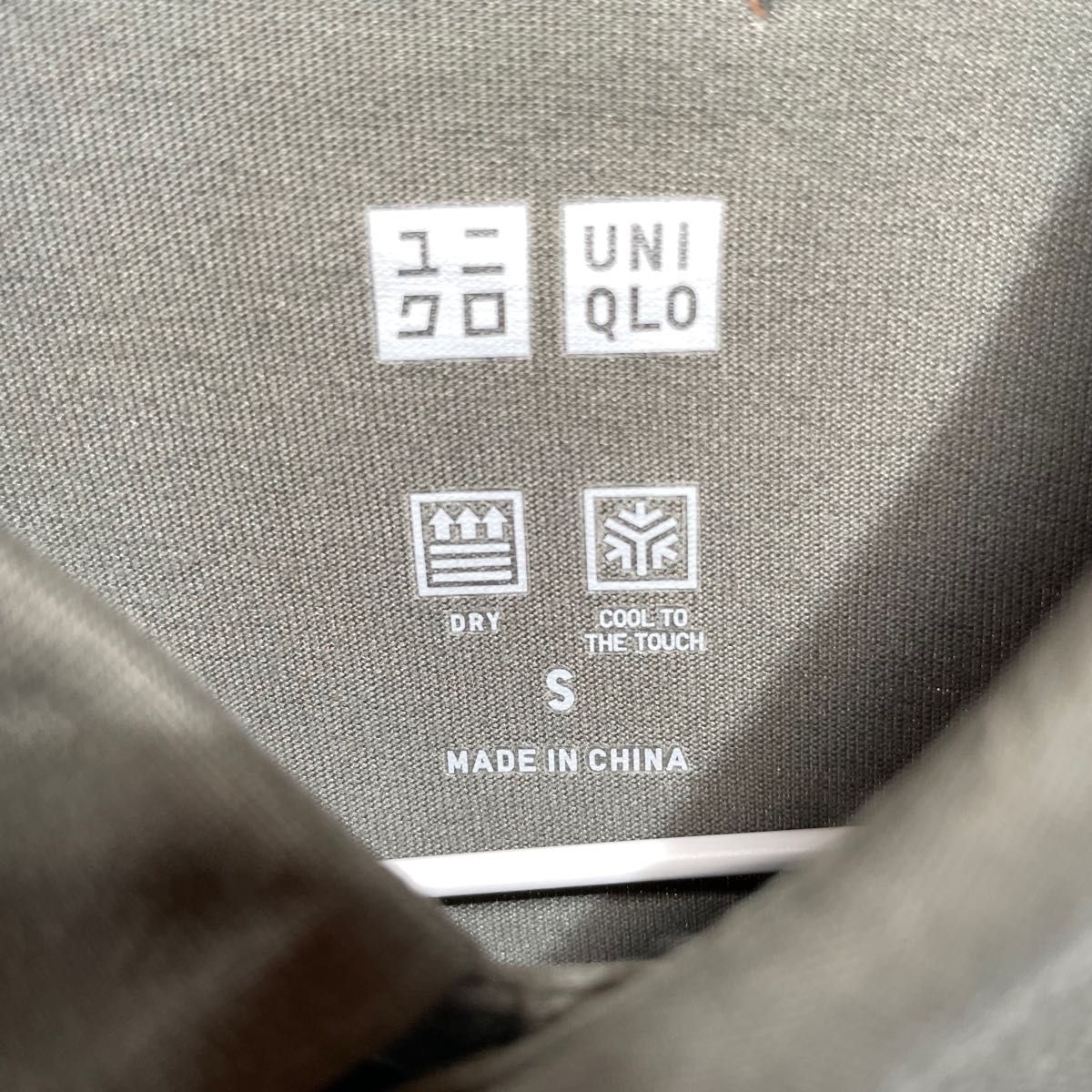 【完売品】エアリズムジャージーポロシャツ（半袖）カーキ　Sサイズ