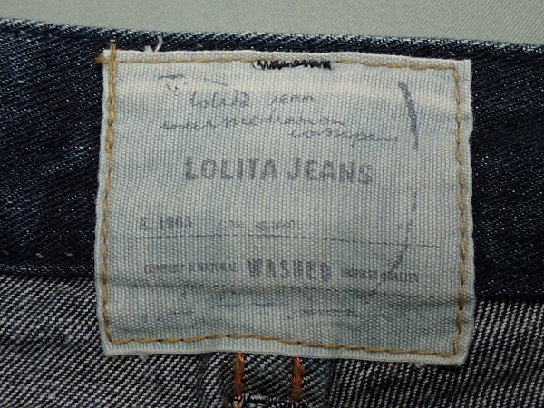 LOLITA JEANS ジーンズ・30△ロリータジーンズ/デニムパンツ/ユーズド加工/23*9*1-19の画像8