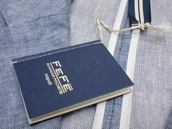 送料無料/新品】 FEFE GLAMOUR POCHETTE リネンジャケット・50