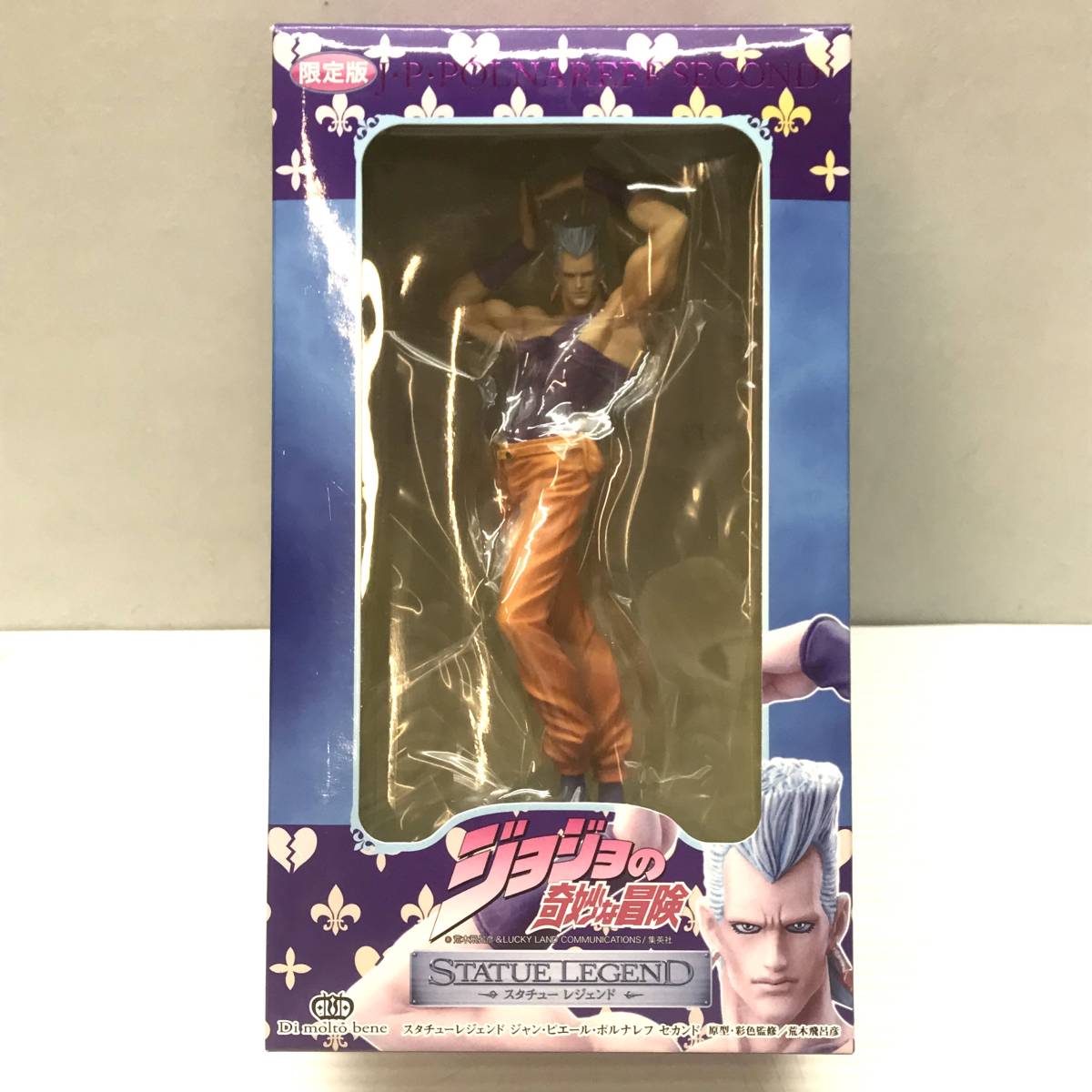 ★中古品★Di molto bene フィギュア スタチューレジェンド 「ジョジョの奇妙な冒険」J・P・ポルナレフ セカンド _画像1