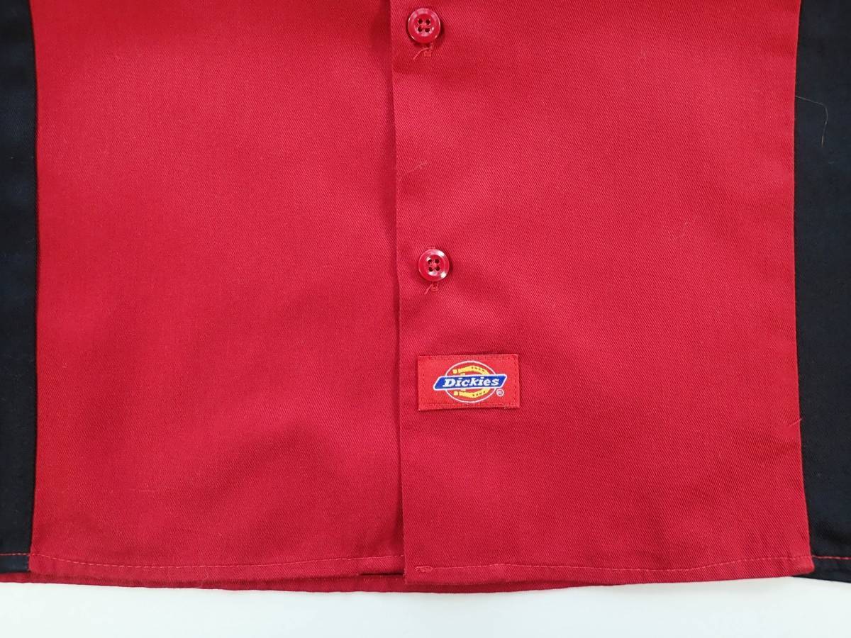 4588/美品 Dickies 半袖 ワークシャツ 2XL●洗濯プレス済●ネコポス可●刺繍PPE PACIFIC PERFORMANCE ENGINEERINGディッキーズ 古着_画像6