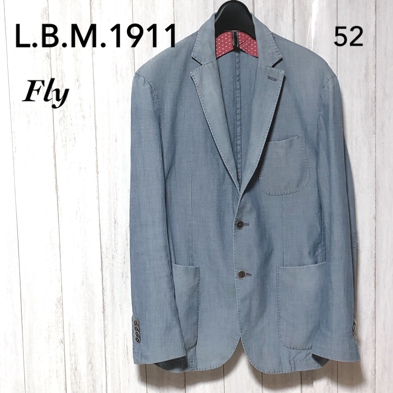 最新 インディゴ Fly L.B.M.1911 ジャケット コットン2B ルビアム 52