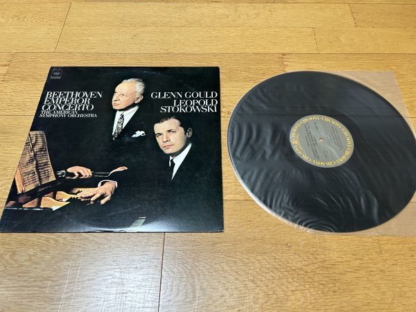 クラシックLP　CBSソニー　18AC 967　グレン・グールド、ストコフスキー　ベートーヴェン／ピアノ協奏曲第５番「皇帝」_画像3