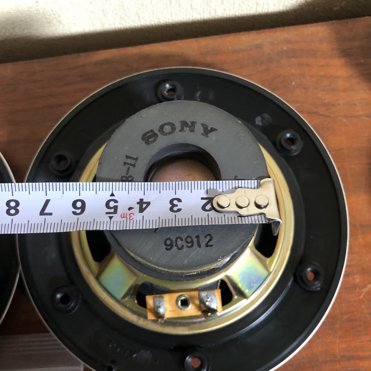冒険価格！SONY SS-V750AV スピーカー スコーカー ペア 専用ネジ付き 音出しOK!の画像5