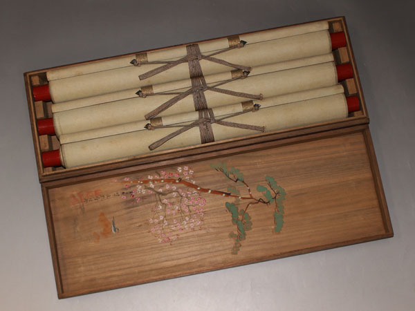 Yahoo!オークション - 名品【真作】守住貫魚【三対幅 雪月花 Yahoo!オークション - 名品【真作】守住貫魚【三対幅 雪月花