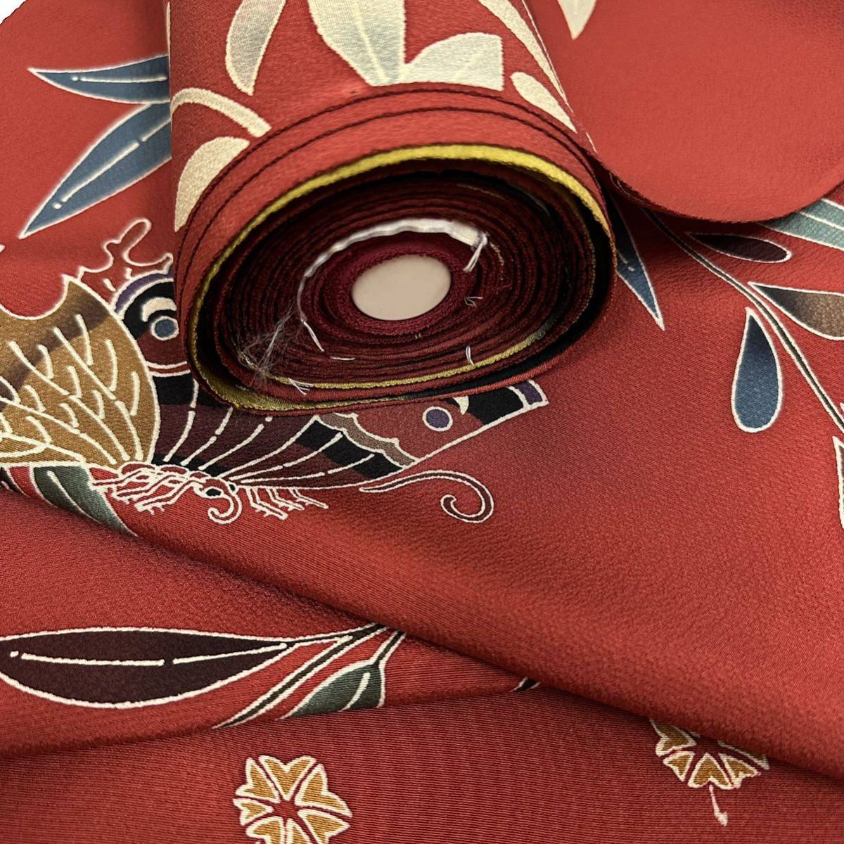 世界有名な 正絹 ◆反司◆a7595 紅型小紋 刺繍 金彩 地紋 検索:紋意匠 sk ハンドメイド 生地 新品 未仕立て 呉服屋 八掛付 絵羽解反新品 振袖 振袖 世界有名な 正絹 ◆反司◆a7595 紅型小紋 刺繍 金彩 地紋 検索:紋意匠 sk ハンドメイド 生地 新品 未仕立て 呉服屋 八掛付 絵羽解反新品 振袖 振袖