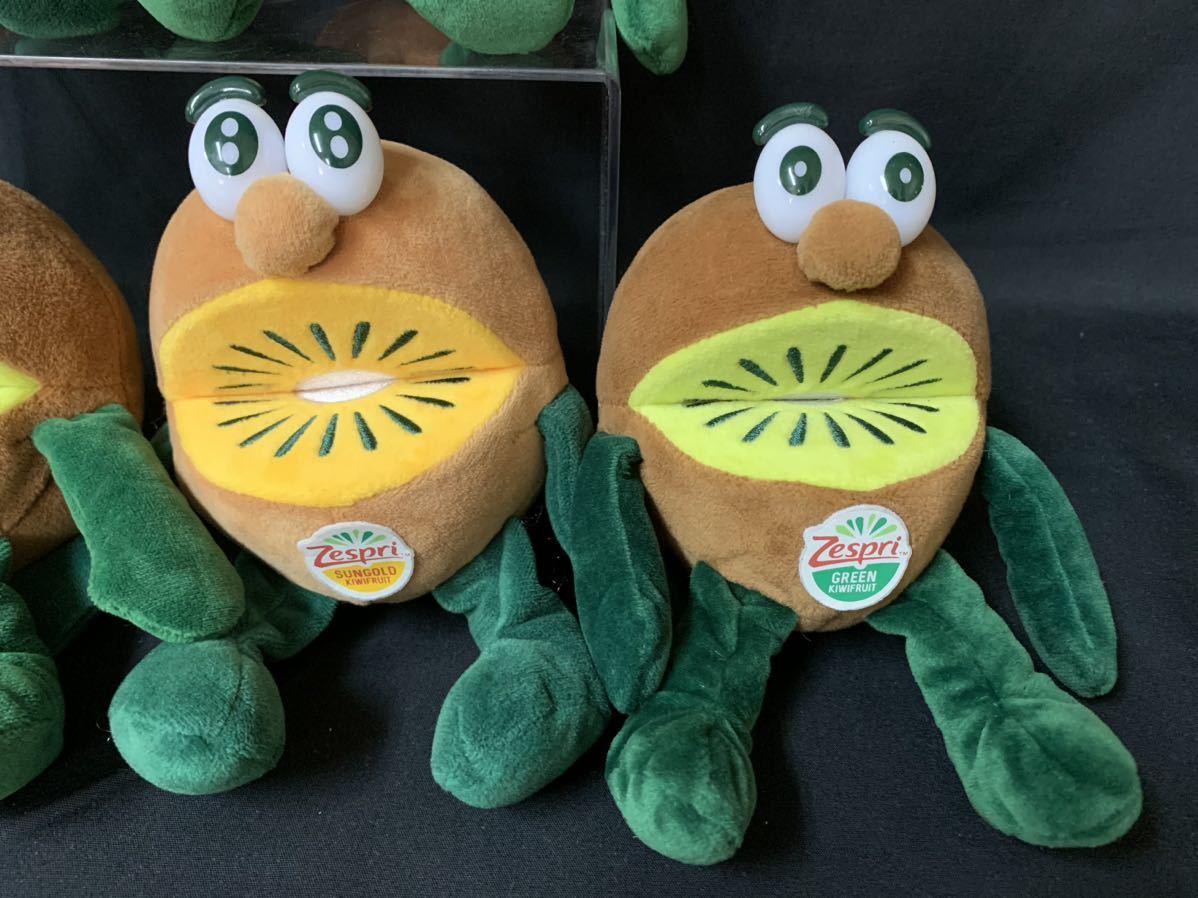 Yespri ゼスプリ キウイブラザーズ ぬいぐるみ 6点セット グリーン