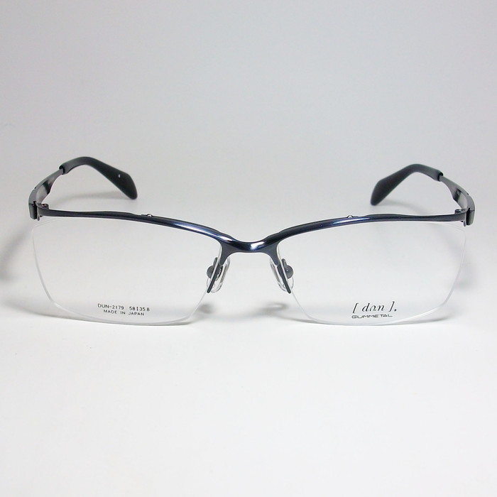 DUN ドゥアン 眼鏡 メガネ フレーム DUN2179-6-58 度付可 ブルー 日本