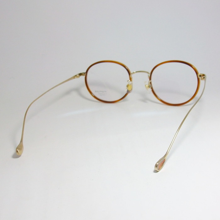 mamusema Mu z made in Japan light weight glasses glasses frame m8024-BRDM times attaching possible Brown temi