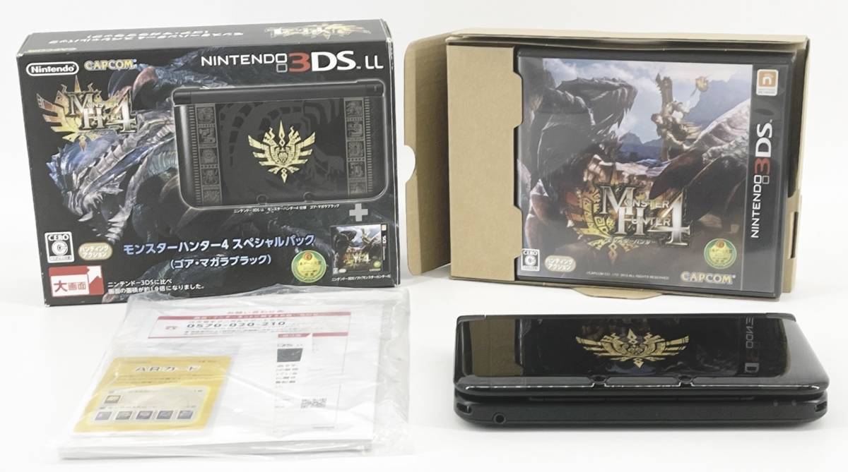 出産祝い 中古ゲーム機 ☆良品☆ ニンテンドー3DS (ゴア・マガラ