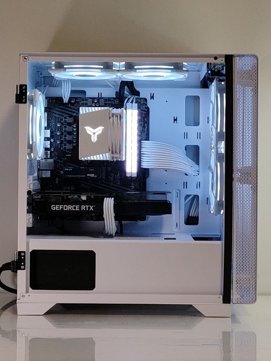 ホワイトゲーミングPC】RTX3060 Ryzen5 5500|PayPayフリマ