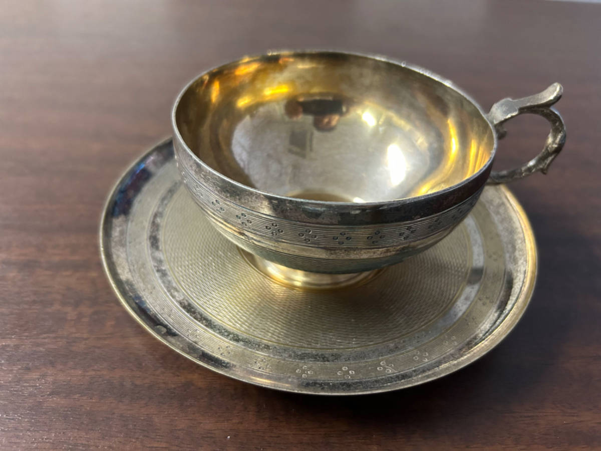 安いそれに目立つ 銀器 ◇◇18世紀 金メッキ 希少品◇◇ 骨董品 洋食器