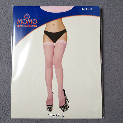  garter stockings ( pink ) size : free (M-L) PJ-101 new goods * unused 