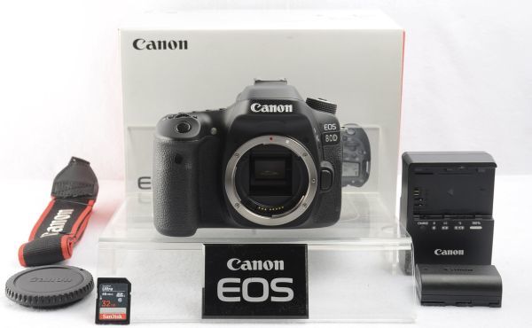 人気提案 □美品□ キャノン Canon EOS 80D ボディ 【付属品・元箱