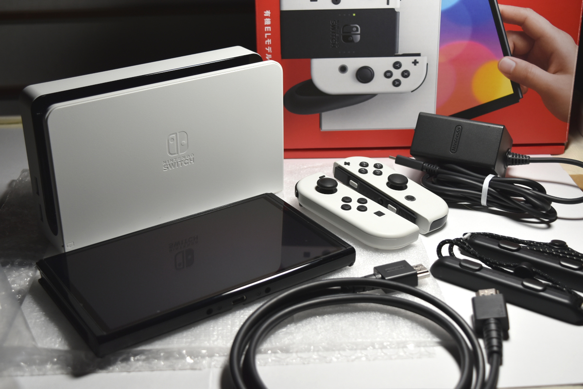 中古美品*Nintendo Switch 本体 有機ELモデル ホワ | JChere雅虎拍卖代购