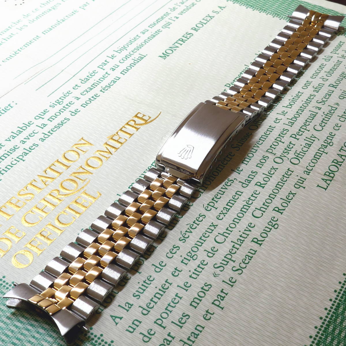 ヤフオク! - 極美品!!□ROLEX純正ブレス☆金無垢×SSコンビ 巻ブ...