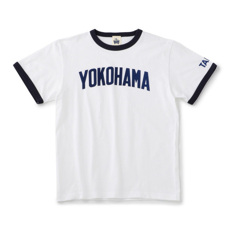 横浜大洋ホエールズ 1978-1992年 復刻 Tシャツ M or Ｌ ホームユニフォームデザイン 白×紺 YOKOHAMA TAIYO 横浜DeNAベイスターズ WHALESの画像1