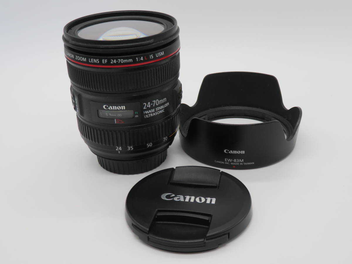 ジャンク品 CANON(キャノン) ZOOM LENS EF24-70mm 1:4 L IS USM レンズ