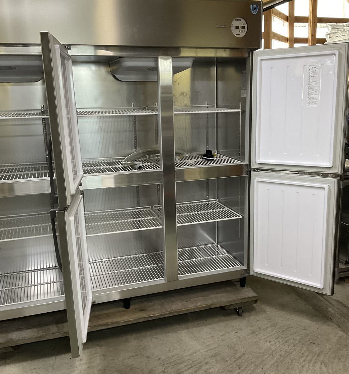 落札者引取(九州は自社便で対応可)2018年製ダイワ冷凍冷蔵庫 縦型2冷凍4冷蔵 633YS2-EC 3相200V仕様 外寸(mm)W1800×D650×H1905中古実働品_画像4