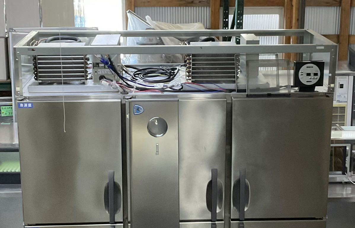 落札者引取(九州は自社便で対応可)2018年製ダイワ冷凍冷蔵庫 縦型2冷凍4冷蔵 633YS2-EC 3相200V仕様 外寸(mm)W1800×D650×H1905中古実働品_画像6