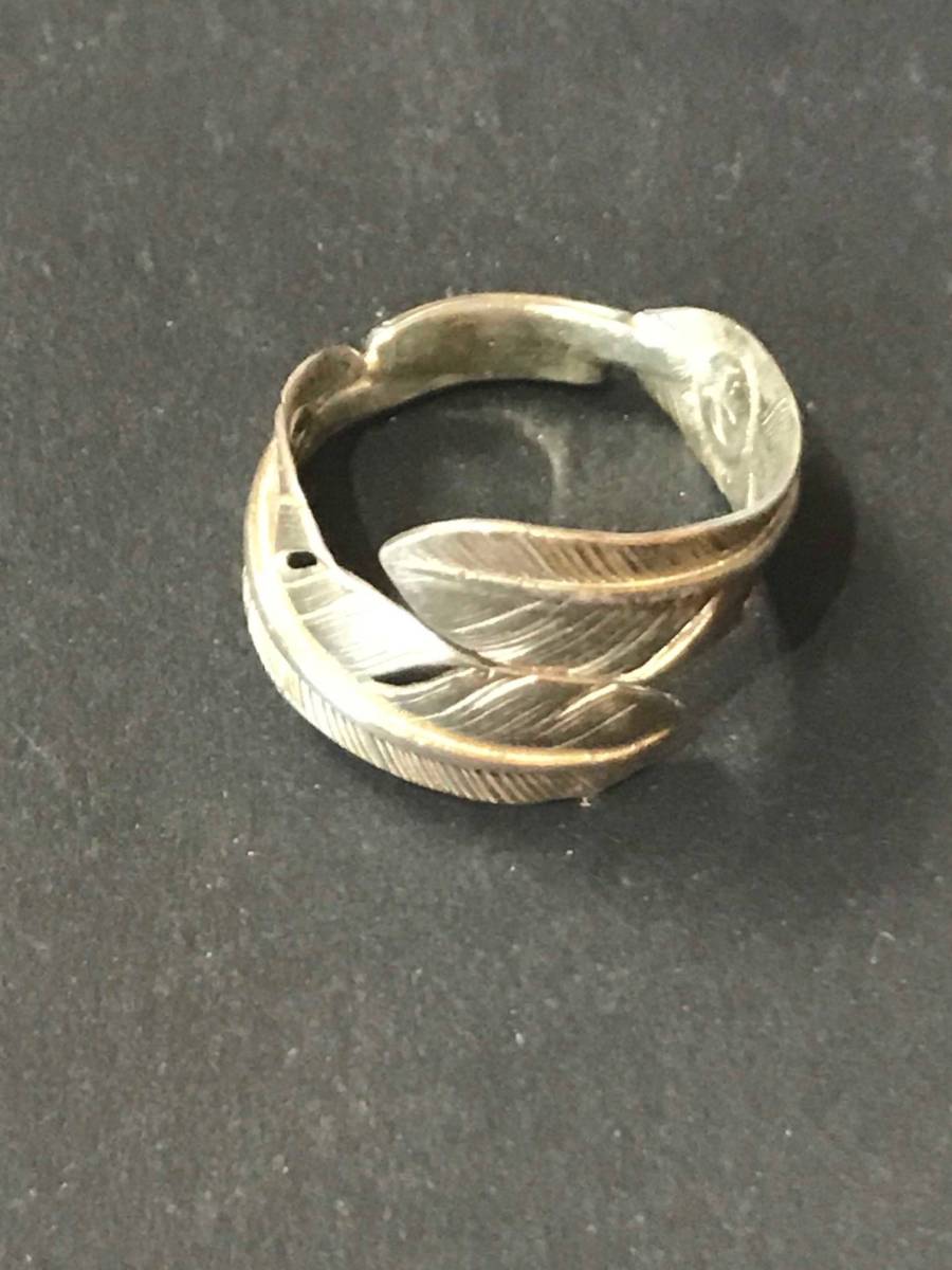 * double L feather ring all silver SV925 made commodity explanation reference 