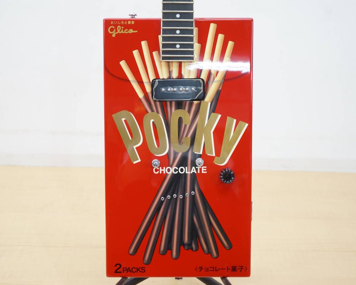 東ハ:未使用【Glico Pocky Guitar】エレキギター グリコ 東ハ:未使用【Glico Pocky Guitar】エレキギター グリコ