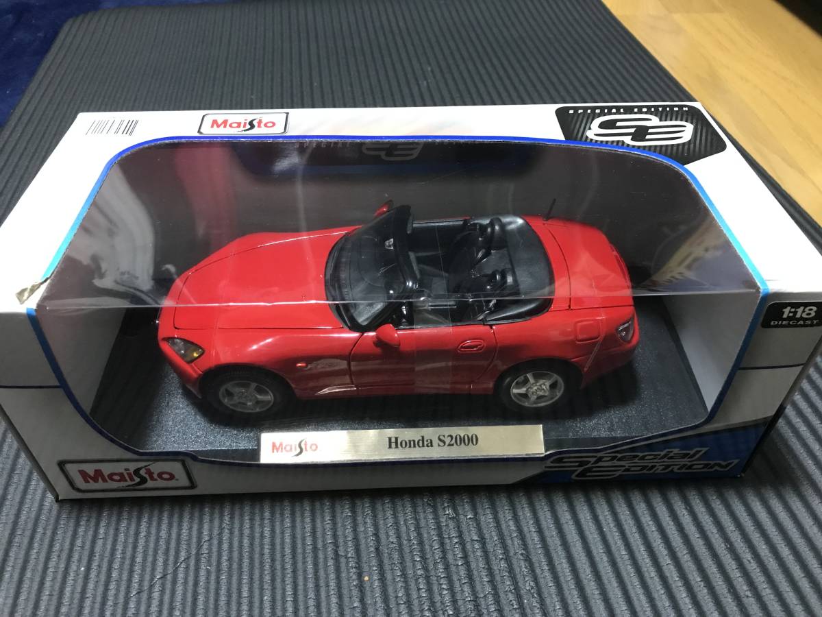  unused goods Maisto 1/18 Honda S2000 HONDA Maisto