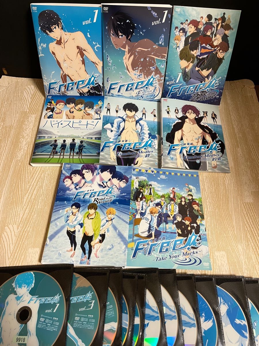 Free! フリー DVD24枚セット1期+2期+3期 +劇場版+特別版 アニメ