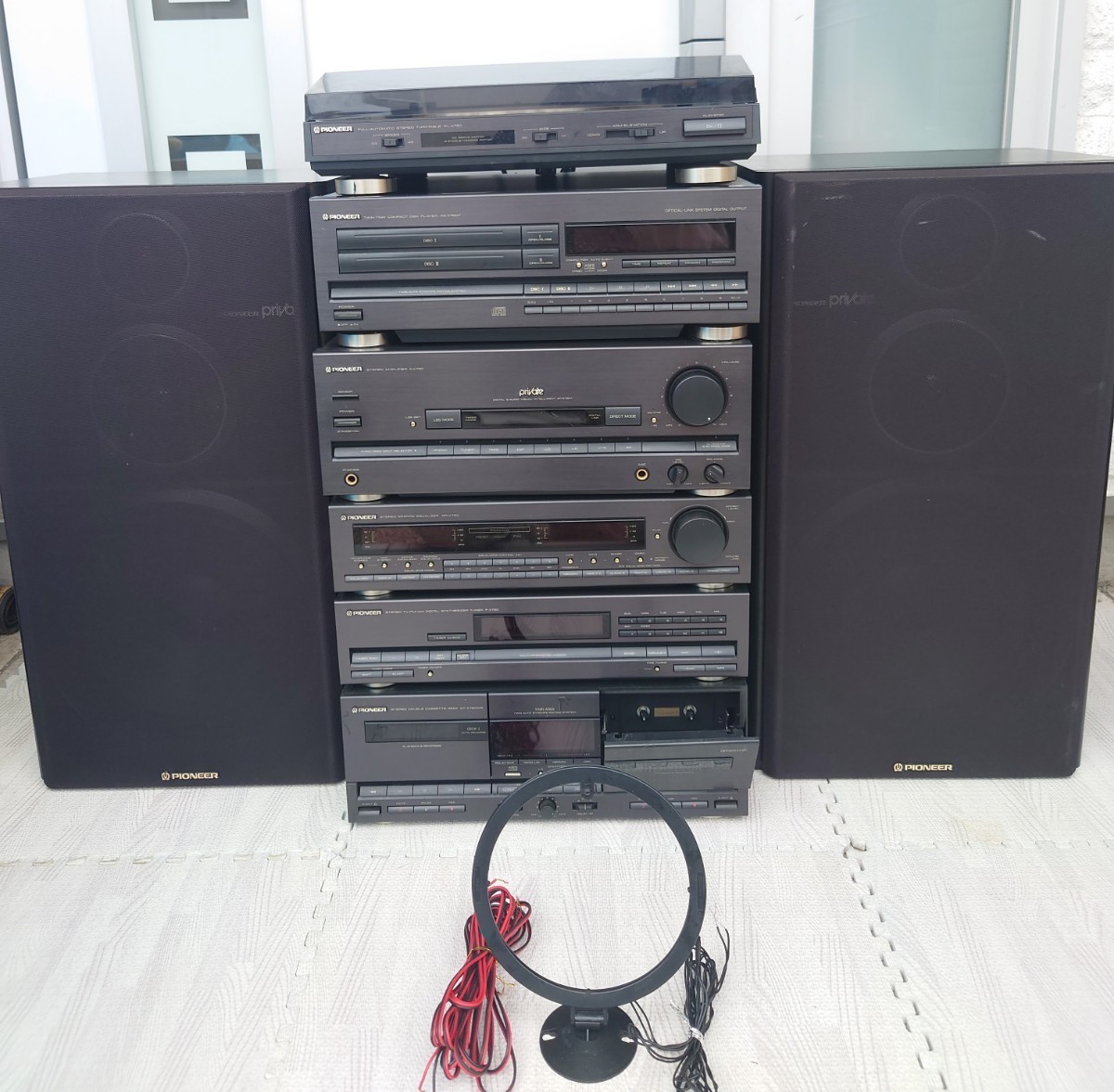 Pioneer PRIVATE システムコンポ PL-X750/PD-X750T/A-X750/F Pioneer PRIVATE システムコンポ PL-X750/PD-X750T/A-X750/F