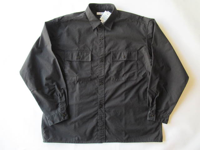 2023 nanamica Utility Light Wind Shirt サイズL ブラック 快適なシャツジャケット/ナナミカノースフェイスパープルレーベル