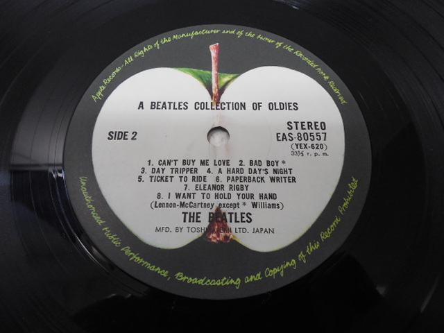 THE BEATLES ・ビートルズ / OLDIES (帯あり・国内盤) 　 　 LP盤・EAS-80557_画像7