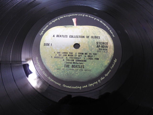 THE BEATLES・ザ・ビートルズ / OLDIES (国内盤) 　 　 LP盤・AP-8016_画像6
