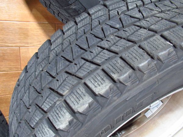 スバルSG5フォレスター純正 7J-17 off+48 pcd100/5H ハブ径約56ミリ DM-V1 225/60R17 スタッドレスタイヤ付4本 XV/アウトバック_画像9