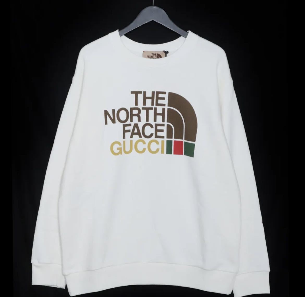 【激レアXLサイズ】GUCCI THE NORTH FACE コラボ ロゴトレーナー 送料無料