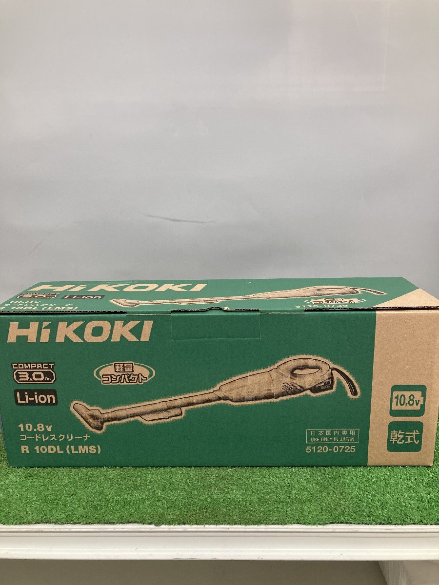 【未使用品】★HiKOKI 10.8Vコードレスクリーナ R10DL(LMS) フルセット(3.0Ahバッテリー、充電器付) IT0HB84KTKUC