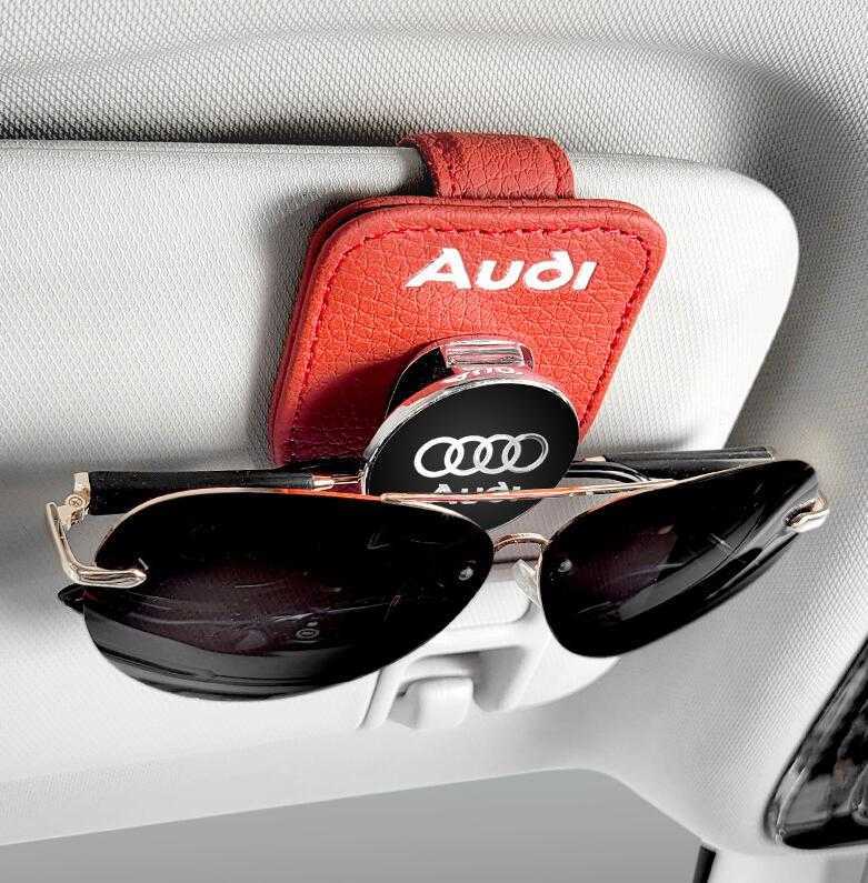 * ultra rare * Audi A1 A3 A4 A5 A6 A8 Q2 Q3 Q5 Q7 S3 S4 S6 R8 RS TT all-purpose sunglasses clip glasses clip holder glasses сolor selection possible 