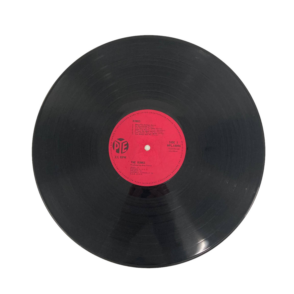 UKorg MONO LP THE KINKS S.T. UKオリジナル盤 PYE NPL 18096 ザ・キンクス 1st モッズ レコード_画像3