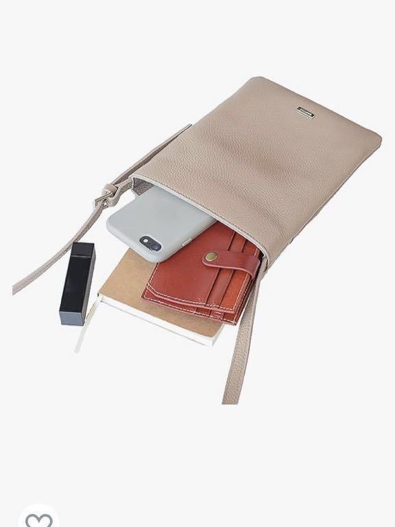 новый товар BARCOS bar kos телячья кожа небольшая сумочка серебряный смартфон сумка красивый . мобильный сумка плечо сумка сумка на плечо женский не использовался 