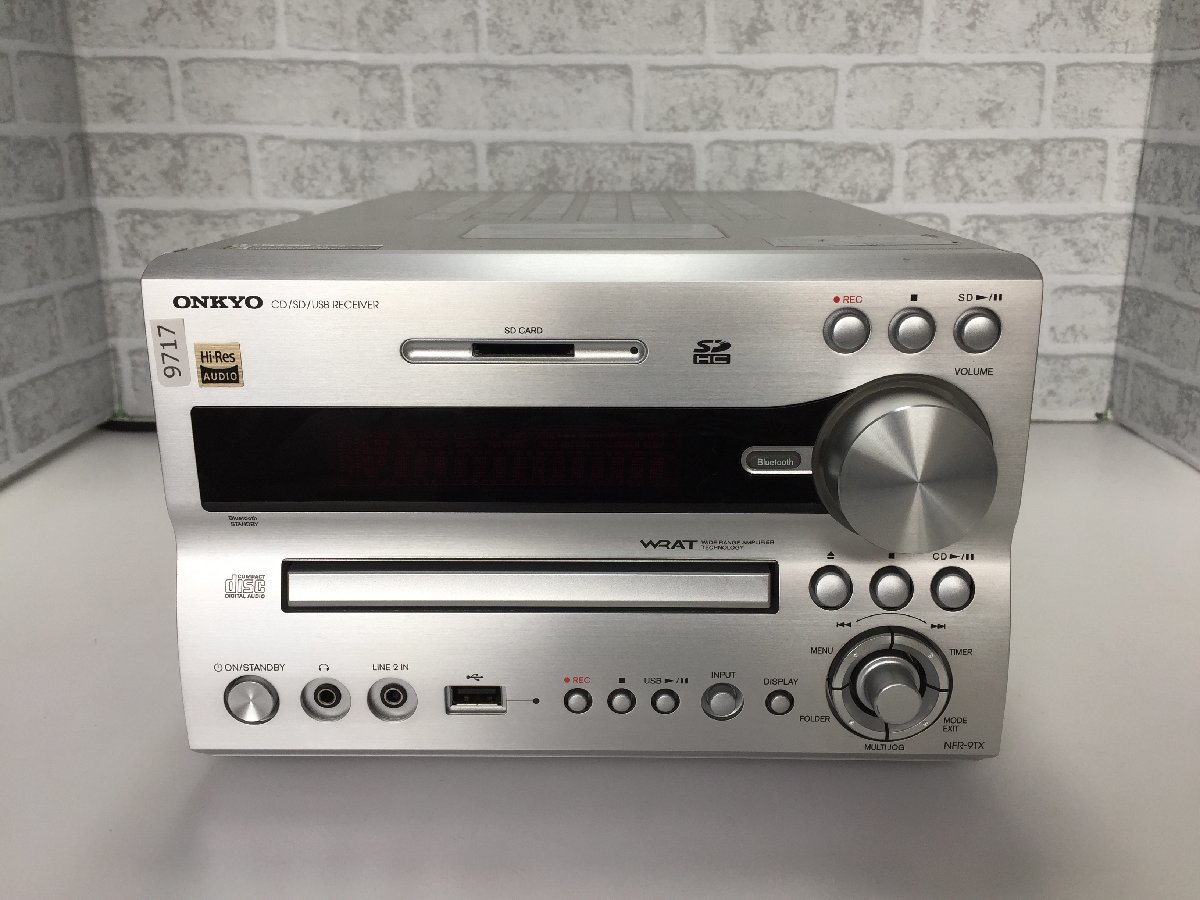 超安い】 ONKYO 2018年製 CD/SD/USBレシーバー NFR-9TX 中古品9717