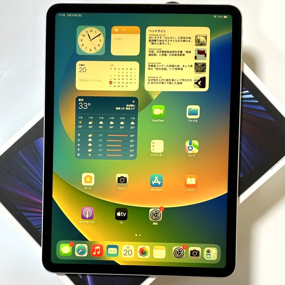極美品) Apple iPad Pro (11インチ) (第3世代) シルバー 128GB 3HQT3J