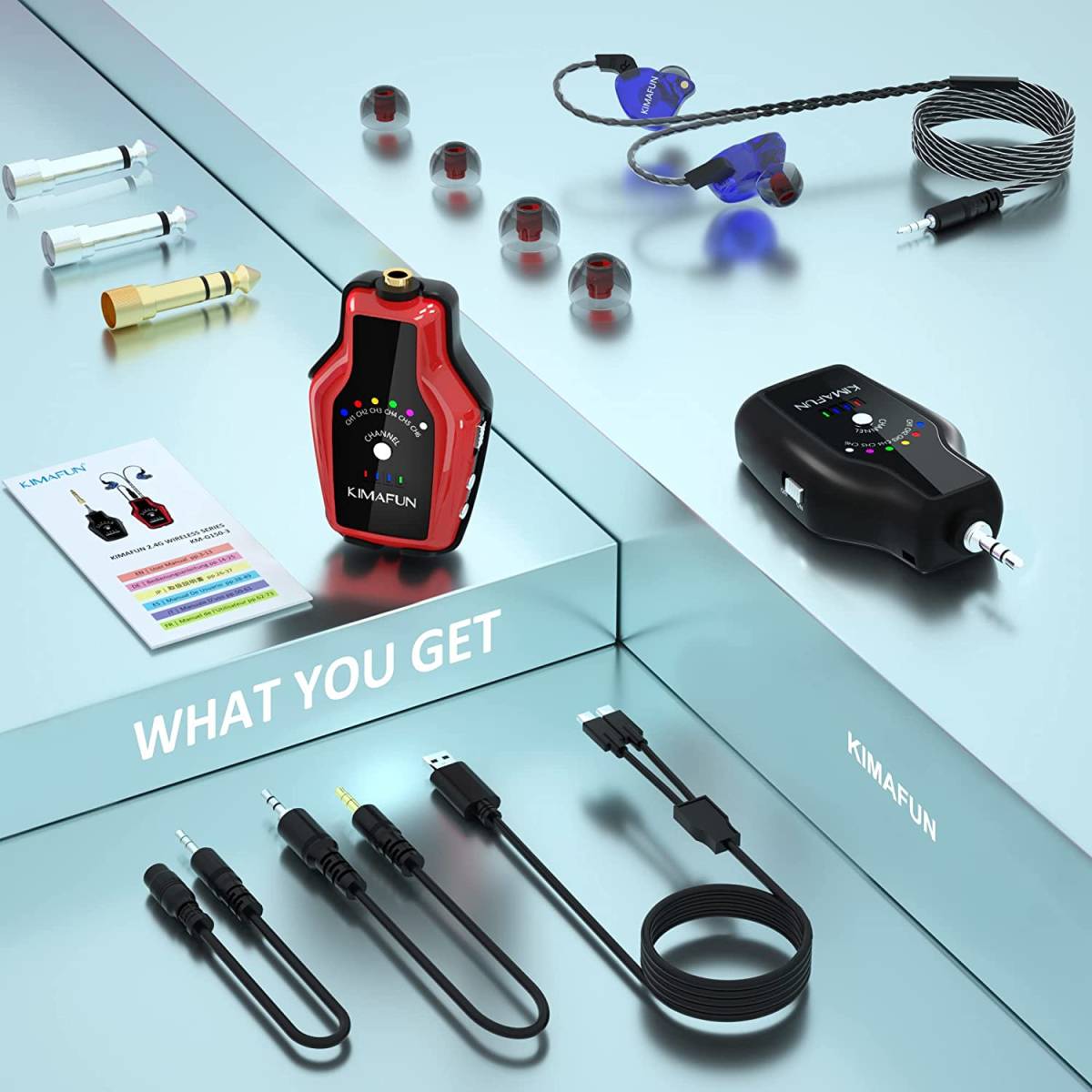 魅力的な価格 【未使用品】 ワイヤレスインイヤーモニターシステム 2.4