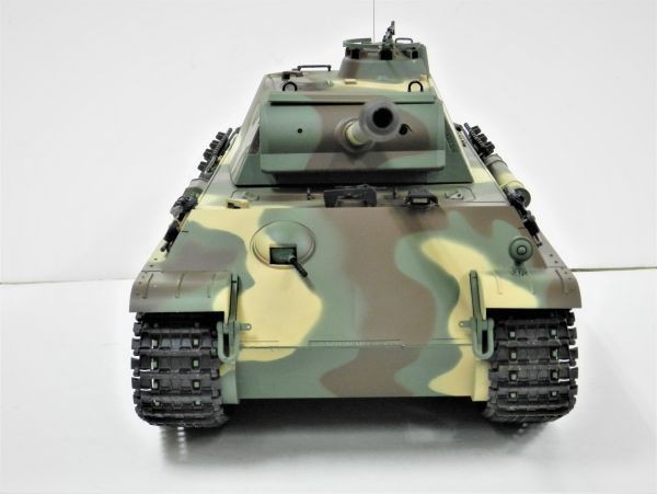 [ инфракрасные лучи Battle система есть на битва возможность покрашен конечный продукт танк радиоконтроллер ] Heng Long Ver.7.0 2.4GHz 1/16 танк радиоконтроллер Panther G 3879-1