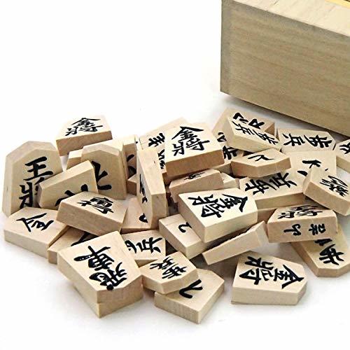 正規激安 将棋セット ヒバ1寸卓上接合将棋盤竹と白椿上彫と駒台の