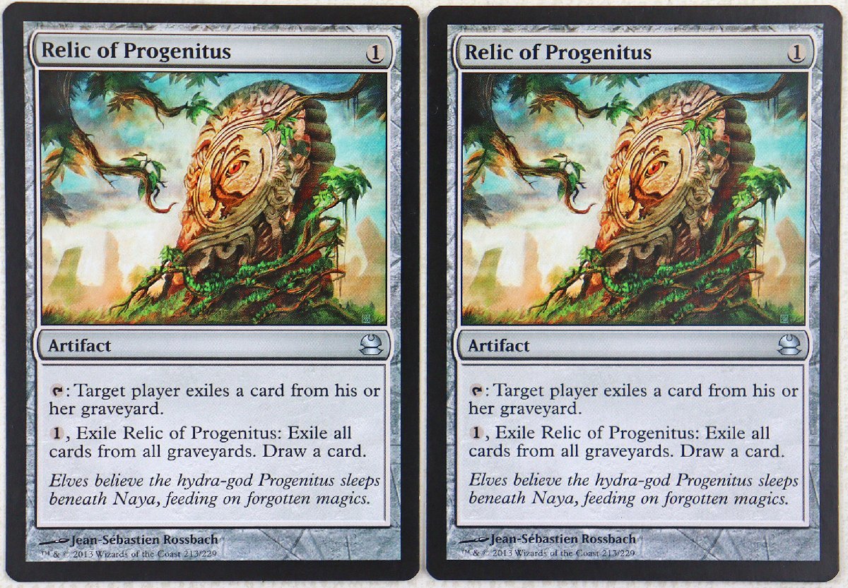 P◎中古品◎MTGカード『大祖始の遺産 英語版 2枚セット』 Relic of Progenitus 213/229 マジック:ザ・ギャザリング Wizards of the Coast_画像1